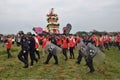 GAOZHOU, CHINA Ã¢â¬â CIRCA MARCH 2019: Nian Li a unique traditional festival holds in the west of Guangdong Province, China.